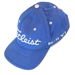 Footjoy Titleist Pro V1 Cotton Cap Hat Blue Adult One Size Adjustable